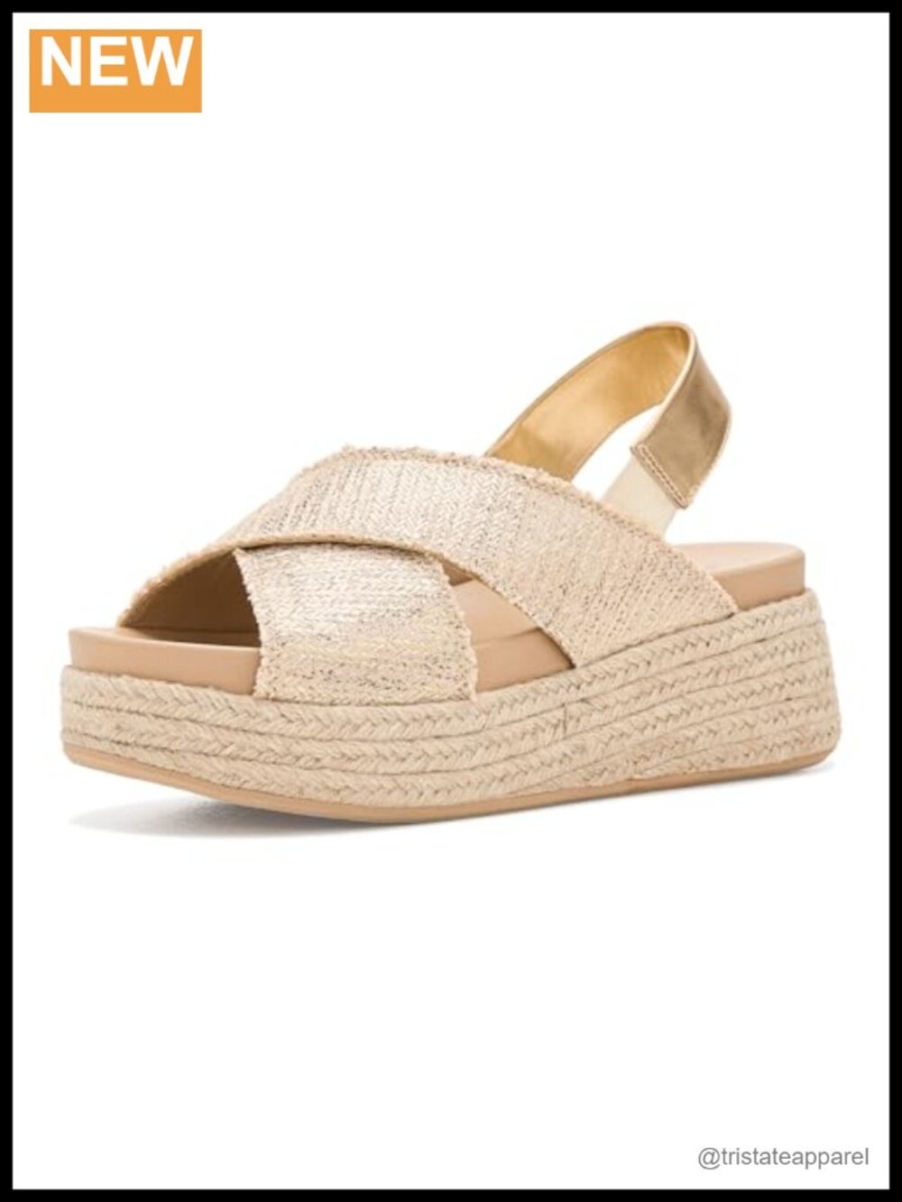 J/Slides Berlin Platform Slingback Sandals Suede Raffia Peep Toe Casual